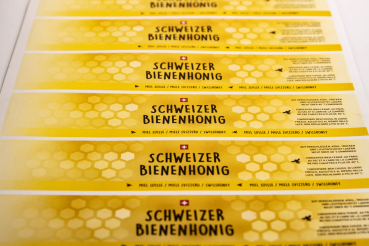 Etikette, A4, Neu gelb 1 Bogen à 6 Stk.